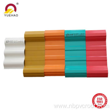 anti corrosion pvc roof sheet tile for warehouse